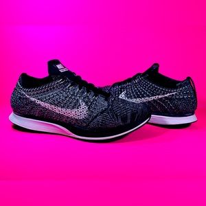 Nike Flyknit Racer 2015 Black White Oreo 526628-012 Men’s Sz 7 Women’s 8.5 Rare